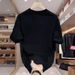 Women's Clothing T Shirt Men's Short Sleeved Summer New Loose Casual Pure Cotton 220g Heavy Tops Men_ecoleips.com