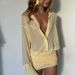 Women's Sexy Lapel Bodycon Tie Belt Shirtdress – Elegant Office Party Mini Gown 2026_ecoleips.com