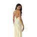 Voya Women's Fashion Socialite Style Dress, Summer Backless V-neck, High-end Temperament Dress_ecoleips.com