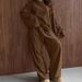 Autumn Winter New Warm Knitted Jacquard Loose Sleeve Long Pants Pajama Set European American Women's Homewear_ecoleips.com