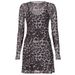 Women's Clothing Autumn New Fashion Personality Leopard Print Mesh See Through Dress_ecoleips.com