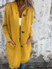 European And American Cross-Border Trade Women's Fashion Autumn Winter Sweater Cardigan Fashionable Long Pocket Button_ecoleips.com