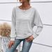 Autumn/Winter Casual Solid Color Long-Sleeve Round-Collared Patchwork Hoodie Wholesale_ecoleips.com