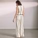 Women's Clothing Spring And Summer New Products Women's Striped Suit Sleeveless Vest Set Loose Wide Leg Trousers Two Piece Suit_ecoleips.com