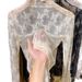 See-through Half-high Collar Lace Base Shirt Women, 2024 New Stylish Thin Mesh Top, Sweater Inner Layer For Women_ecoleips.com