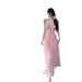 ng2510292 French Seaside Resort Style Elegant Waist-cinching Long With Mesh Design, Slimming And Gentle Square-neck Mint Dress_ecoleips.com