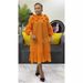 Women's Clothing Plus Size Clothes Elegant 3D Floral Maxi Dress With Ruffled Hem & Beaded Details – Romantic Long Sleeve Dress_ecoleips.com