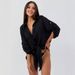 Women's Clothing Ozone Beach Jacket Leisure Vacation Solid Color Cover Up Bikini Swimsuit Sun Protection Clothing_ecoleips.com