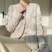 Silk Satin 2026 Spring-summer Women's New Round-neck Elegant Fashion Buttoned Solid Color Jacquard Blazer Jacket_ecoleips.com