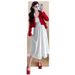 Autumn New Korean Fashion Mid-Length + Small Cardigan Two-Piece Set Maternity Dress_ecoleips.com