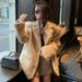 Women's Clothing Soft Oversized Lapel Fleece Coat Women's Long Sleeve Trench Coat Winter Fall Fashion Outerwear In Cream Pink Gray_ecoleips.com