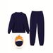 Women's Fashion Gradient Heart Print Two Piece Set Casual Trendy Autumn Winter Crew Neck Sweatshirt_ecoleips.com