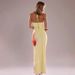Women's Halter Neck Print Long Dress Slim Fit Bodycon Sleeveless Sexy Vacation Style Fashion_ecoleips.com