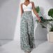 Voya Women's European And American Spring/summer/autumn New Holiday-style Printed Wide-leg Casual Pants_ecoleips.com