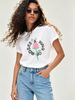 Women's Pure Cotton Casual Tee, Relaxed Fit Short Sleeve Everyday Essential_ecoleips.com
