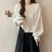 Real Shot Of Foreign Trade Short, Hoodless, Round-neck Sweatshirt For Women, Solid Color, New Spring/autumn Style,_ecoleips.com