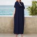 Modest Abaya Dress/Muslim Dress Women Elegant Dubai-Style Abayas With Hood & Ankle-Length Flowing Design – Embroidered Dresses For Work & Daily Wear_ecoleips.com