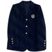 Women's Clothing Navy Blue Design Sense College Style Suit Jacket_ecoleips.com