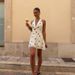 French Retro V-Neck Slim Fit Polka Dot Camisole Summer New Women's Fashion Dress_ecoleips.com