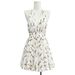 Women's French Resort V Neck Floral Print Halter Belted Backless Mini Dress – Slimming Spring Gown_ecoleips.com