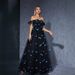 Women's Clothing New Style Butterfly Embroidery Mesh Niche Banquet Party Evening Dress_ecoleips.com