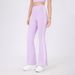 Women's Clothing High Waist Yoga Pants Hot Girl New Running Sports Peach Hip Fitness Pants Nude Stretch Flared Pants_ecoleips.com
