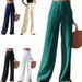 Muslim Women's Clothing Linen Wide Leg Casual Trousers Loose Cotton And Linen High Waist Straight Trousers For Women_ecoleips.com