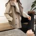 Women's Suede-Lined Shearling Vest Winter Sleeveless Puffer Gilet Casual Layering Piece (6 Sizes, 4 Neutral Colors – Black/Tan/Grey/Cream)_ecoleips.com