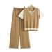 Women's Clothing Summer New Loose And Comfortable Two Piece T Shirt Trousers Two Piece Suit_ecoleips.com