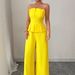 AD543 2025 Autumn Elegant Style Women's Patchwork Polyester Sleeveless Fashion Casual Suit Wholesale_ecoleips.com