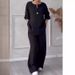 2025 European And American New Women's Clothing Fashion Solid Color Cotton And Linen Casual Suit Pants_ecoleips.com