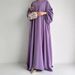 Verve 2025 New Muslim Women's Clothing Simple Outfit Abaya Dress Robe_ecoleips.com