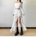 K Light Luxury Style Pure Desire Heavy Industry High-end Birthday Gift Skirt Princess Mesh Long Skirt Irregular Skirt_ecoleips.com