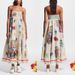 Women's Clothing Sexy Graffiti Cotton And Linen Print Positioning Sling Big Swing Dress_ecoleips.com