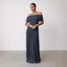 European And American Cross-Border New Versatile Off-Shoulder Spring Summer Autumn Winter Elegant Sexy Pleated French_ecoleips.com