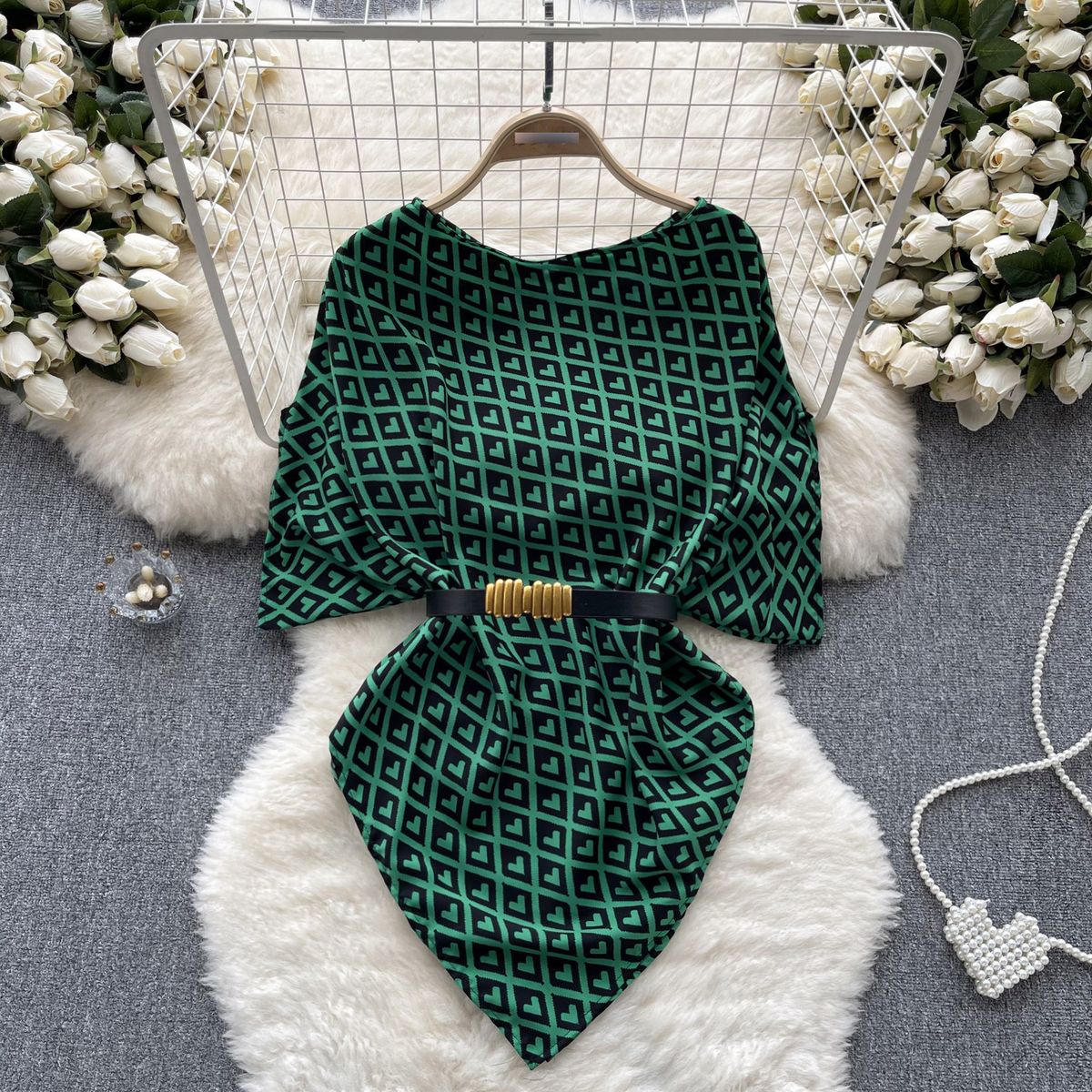 Light Luxury High End Sister Style Shirt For Women In Summer With Irregular Design Loose Niche And Unique Street Style_ecoleips.com