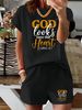Women’s 2 Piece Outfit Set – Oversized Graphic T-Shirt And Biker Shorts Matching Set, Casual Summer Lounge Tracksuit For Daily Wear-351_ecoleips.com