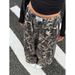 Women's Clothing Retro Tree Branch Pattern Printed Casual Pants Spring And Autumn New Loose Versatile Design Trousers_ecoleips.com