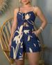 Women's Slimming Elegant Floral Print Two Piece Set Spring Summer Beach Vacation Outer Dress And Shorts Ensemble_ecoleips.com