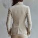 Women's Velvet Blazer Long Sleeve Printed Lapel Flared Cuffs With Pockets Fashion Outerwear_ecoleips.com