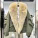 Detachable Fox Fur Collar Thick Down Parka Coat For Women - Stylish Winter Jacket With Removable Lining, Sweet & Cool Aesthetic_ecoleips.com