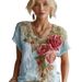 Women's 3D Printed Off-Shoulder Top Autumn Elegant Faux Jacquard European American Style New Cross Border E Commerce_ecoleips.com
