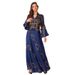Women's Clothing Middle East Style Evening Dress For Women With Sequin Suspenders And Embroidery Fashionable Saudi Dubai Robe Modest Abaya Dress_ecoleips.com
