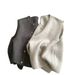 Gentle Single Breasted Small Gold Button Round Collar Slim Knitted Vest Vest For Women Korean Loose Waistcoat Top For Women_ecoleips.com