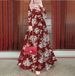 Bohemian Floral Print Maxi Dress With Adjustable Belt – Oversized Fit Long Sleeve Tunic For Women | Modest & Stylish In Black/Red/Green/White_ecoleips.com