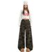 2025 Model 0677 Women's High-Waisted Loose-Fit Straight-Leg Camouflage Wide-Leg Jeans With Open-Pocket Design, Southeast_ecoleips.com