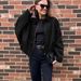 Women's Casual Suede Lapel Bomber Jacket With Pockets Style Winter Outerwear_ecoleips.com