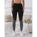 Women's Clothing Women's High-Waisted Two-Tone Leggings Autumn European And American Style Hot Selling Four Way Stretch Yoga And Sports Suitable_ecoleips.com