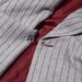 K Retro Lazy Style Suit New Irregular Design Gray Striped Suit Jacket For Women_ecoleips.com