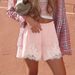 Women's Clothing Spring/Summer Satin Lace Trim Shorts For Women Loose Comfortable Stylish Elegant Style For Formal & Casual_ecoleips.com
